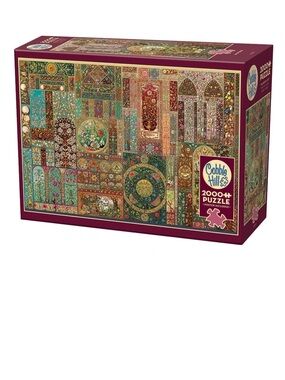 Cobble Hill by New Balance Ornate Panel Puzzle - Green, Teal, Burgundy, Gold
